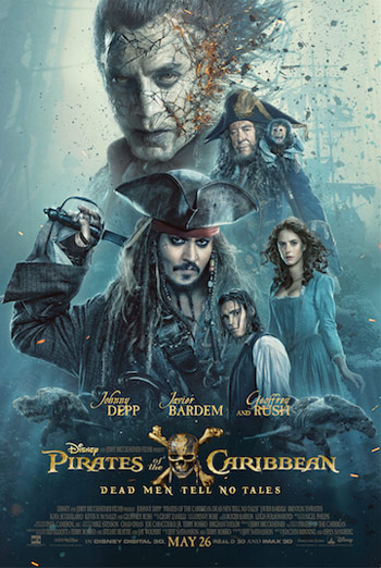 Pirates of the Caribbean: Dead Men Tell No Tales movie poster