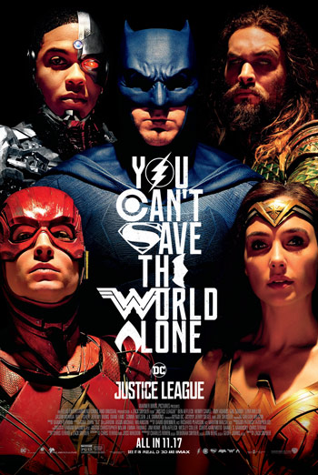 Justice League movie poster