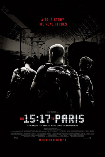 15:17 to Paris, The movie poster