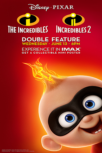 Incredibles Double Feature In IMAX, The movie poster