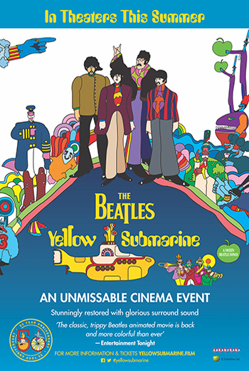 Beatles' Yellow Submarine: 50th Anniversary, The movie poster