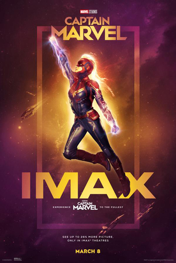 Captain Marvel (IMAX) movie poster