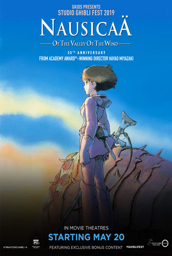 Nausicaa of the Valley of the Wind-Ghibli movie poster