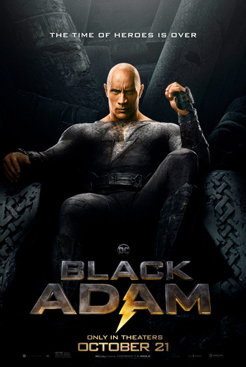 Black Adam movie poster