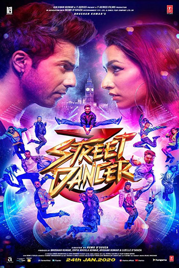 Street Dancer 3 (Hindi W/E.S. T.) movie poster