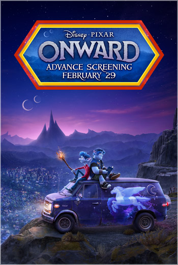 Onward Advance Screening movie poster