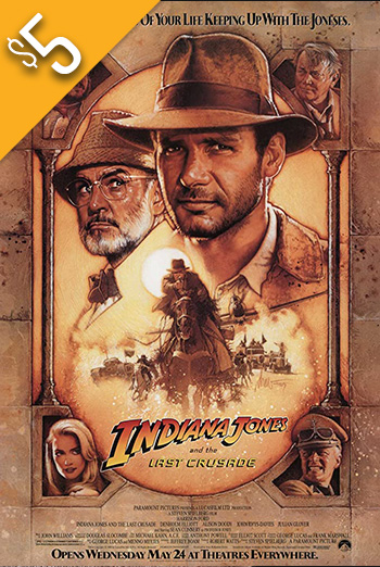 Indiana Jones & The Last Crusade movie poster