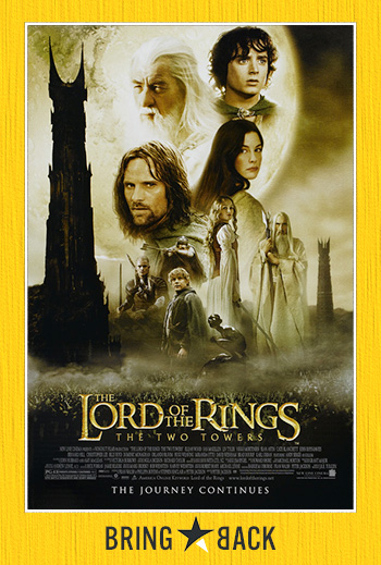 Lord of the Rings: The Two Towers movie poster