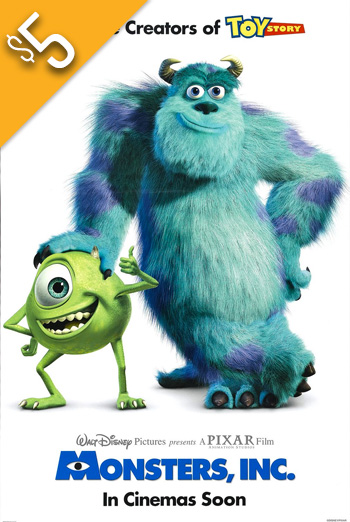 Monsters, Inc (2001) movie poster