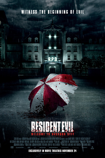 Resident Evil: Welcome to Raccoon City movie poster