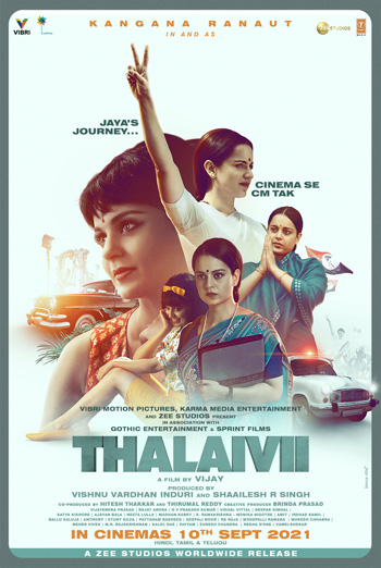 Thalaivii (Hindi W/E.S.T.) movie poster