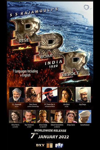 RRR (Hindi W/E.S.T.) movie poster