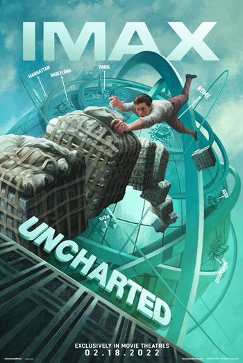 Uncharted IMAX movie poster