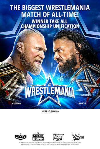 WWE WrestleMania 38 movie poster