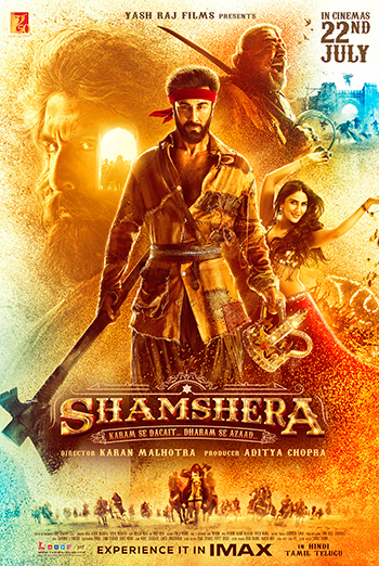 Shamshera (Hindi w EST) movie poster