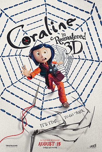 Coraline - 15th Anniversary movie poster