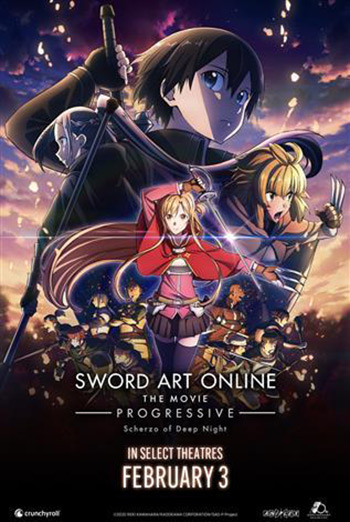 Sword Art Online-Progressive-Scherzo of Deep Night movie poster