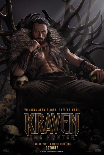 Kraven the Hunter movie poster