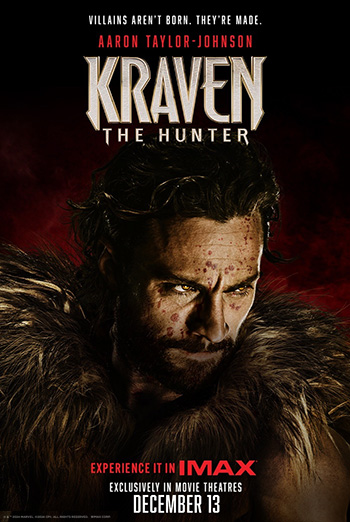 Kraven the Hunter - The IMAX Experience movie poster