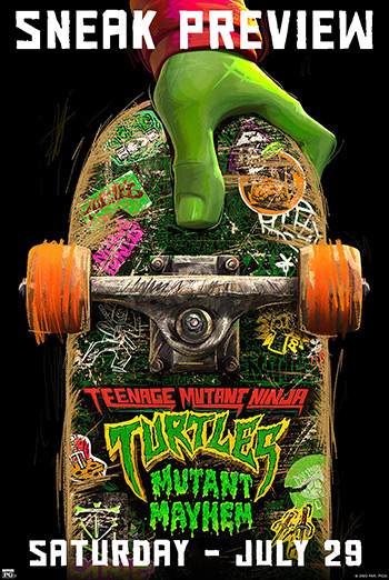 TMNT: Sneak Preview - Mutant Mayhem movie poster
