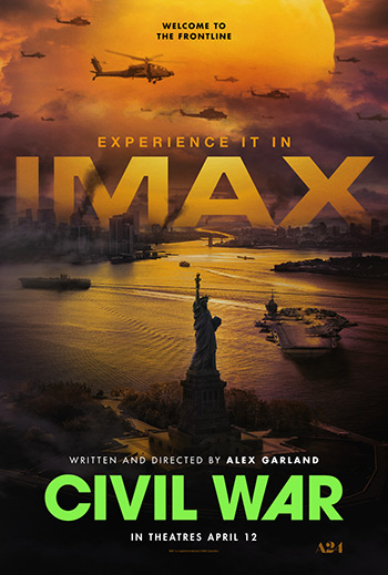 Civil War - The IMAX Experience - in theatres 04/12/2024