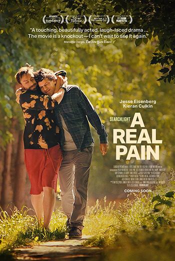 Real Pain, A movie poster