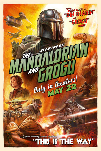 Mandalorian and Grogu, The movie poster