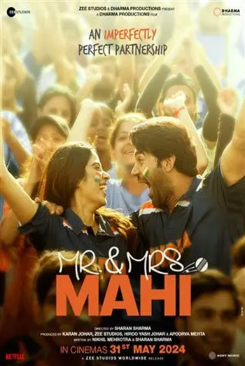 Mr. & Mrs. Mahi (Hindi w EST) movie poster