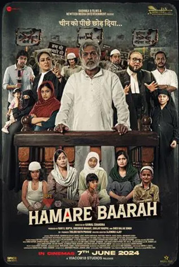 Hamare Baarah (Hindi w EST) movie poster