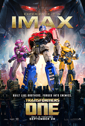 Transformers One - The IMAX Experience movie poster