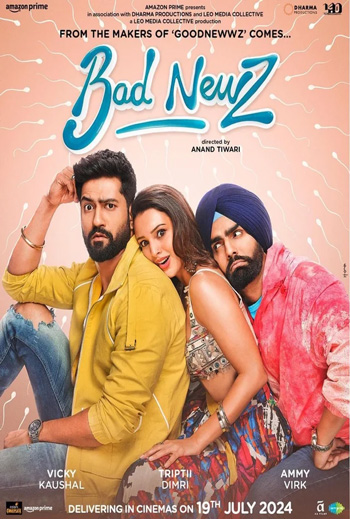 Bad Newz (Hindi w EST) - in theatres 07/19/2024