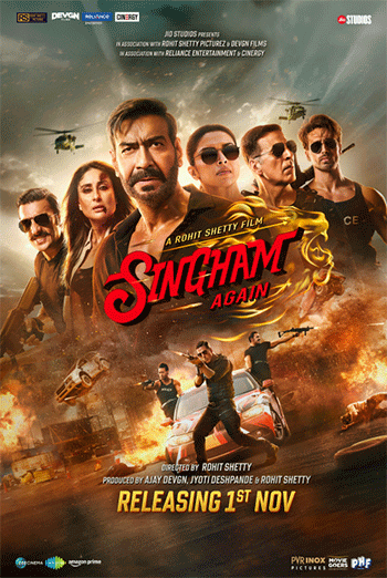 Singham Again (Hindi w EST) - in theatres 11/01/2024