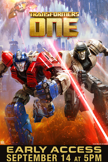 Transformers One: Early Access 3D movie poster