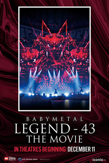 AXCN: BABYMETAL Legend - 43 The Movie (Japanese) - in theatres 12-11-2024