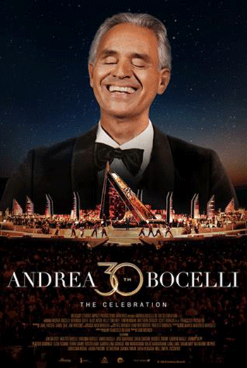 Andrea Bocelli 30:Celebration(Eng & Italian w EST) - in theatres 11/08/2024