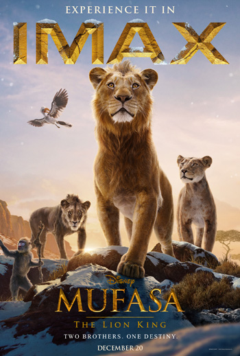 Mufasa: The Lion King - The IMAX Experience movie poster