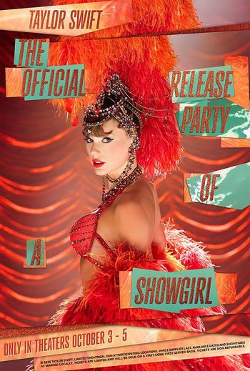 Taylor Swift: Release Party of a Showgirl - in theatres 10/03/2025