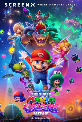 Super Mario Galaxy Movie (ScreenX), The movie poster