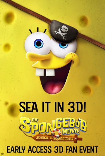 SpongeBob Movie: Early Access 3D Fan Event movie poster
