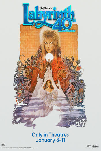 Labyrinth 40th Anniversary Re-Issue - in theatres 01/08/2026