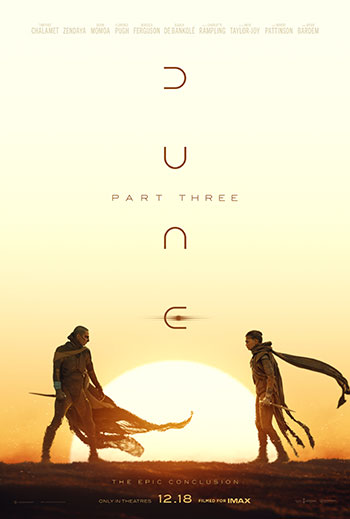Dune: Part Three - The IMAX Experience movie poster
