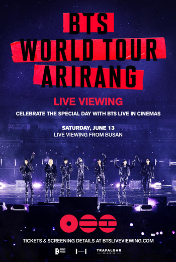BTS WORLD TOUR 'ARIRANG' IN BUSAN: LIVE VIEWING - in theatres From 06/13/2026