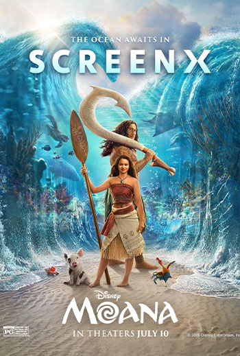 Moana (ScreenX) - in theatres 07/10/2026