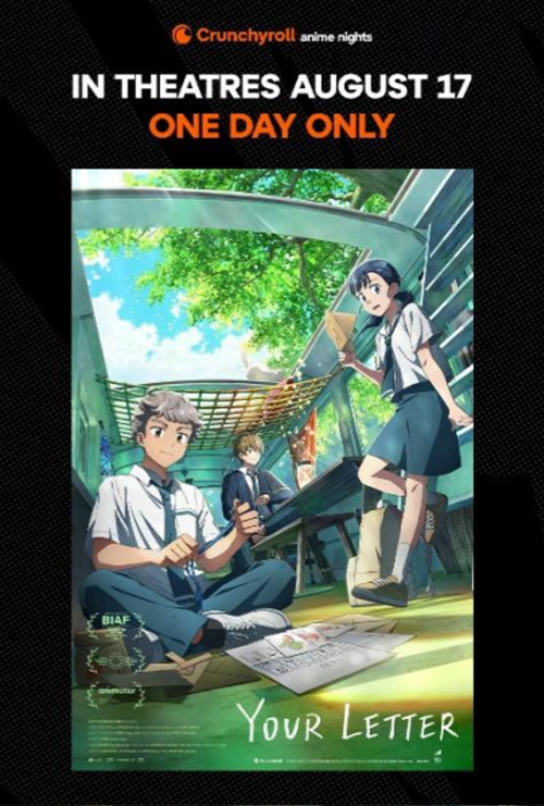Crunchyroll Anime Nights: Your Letter (Korean) - in theatres 08/17/2026