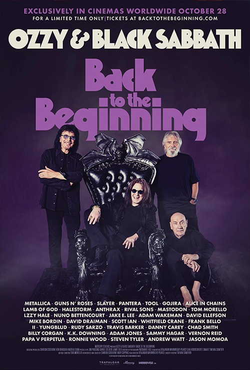 Ozzy and Black Sabbath: Back to the Beginning - in theatres 10/28/2026