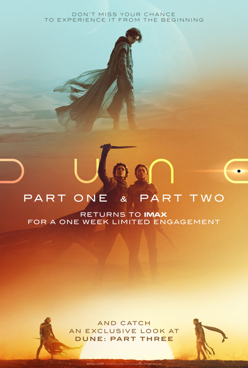 Dune: Part One and Two Double Feature - IMAX movie poster